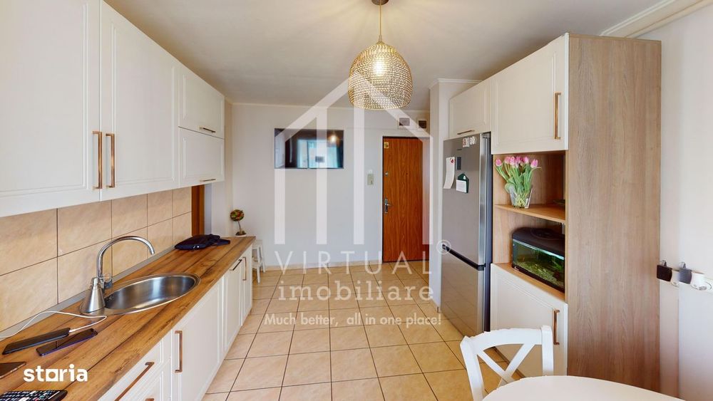 Apartament de vanzare in Sibiu cu 3 camere 65 mp utili, bloc cu lift