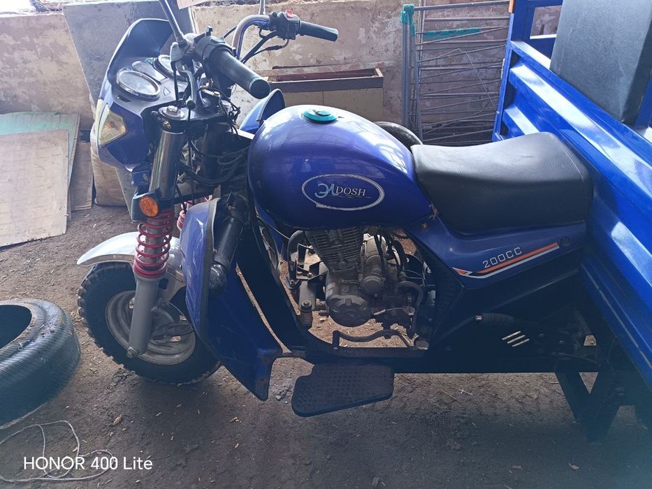 Moto trisikl satiladi shimbayda saz 600 km jurip tur eldosh 2023 jil..