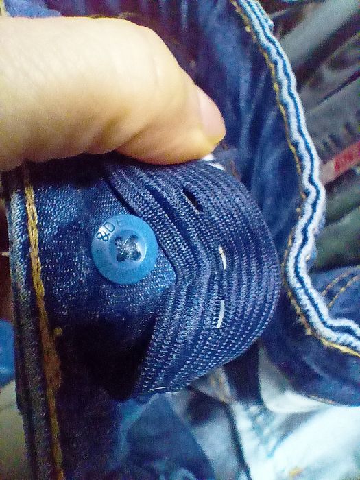 Blugi baggy talie ajustabila