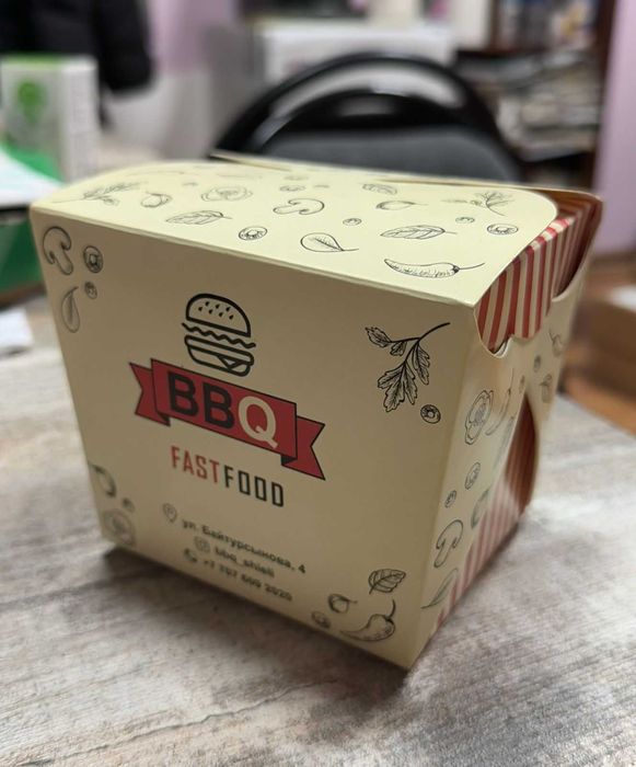 Коробка для лапши Wok с логотипом