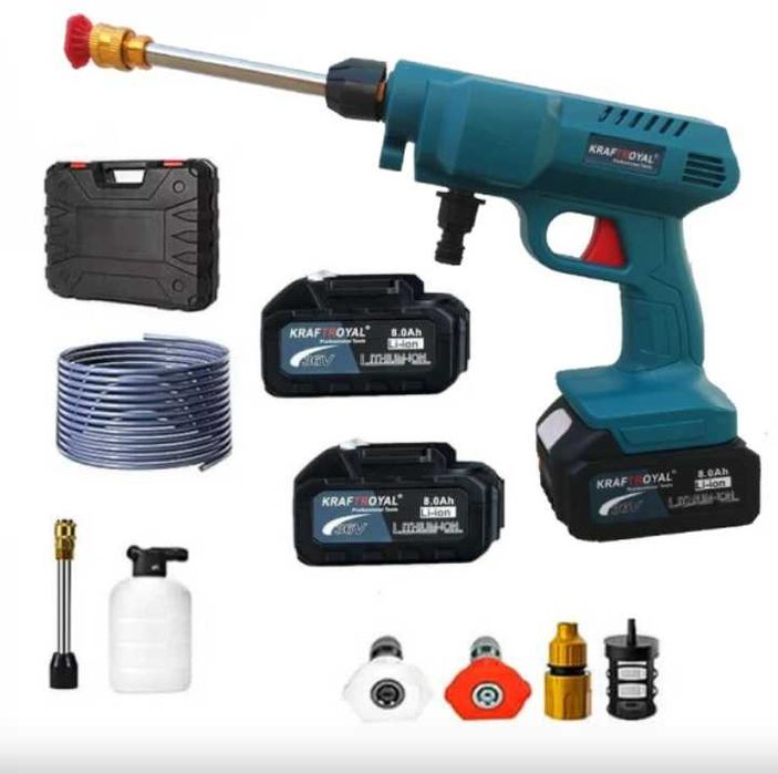 Акумулаторна водоструйка Kraft royal 36v с 2 батерии 8Ah