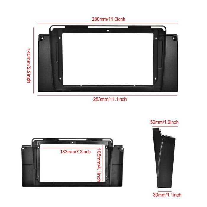 Мултимедия BMW X5 E53 E39 M5 Двоен дин Навигация плеър Android X5