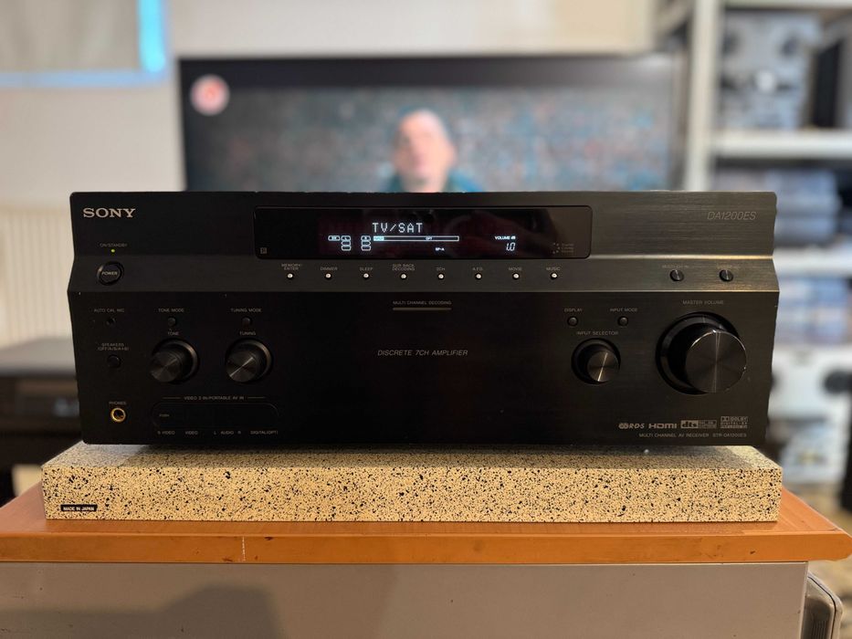 Receiver SONY STR-DA1200 ES negru, HDMI, telecomanda, perfect functional, cu test video!