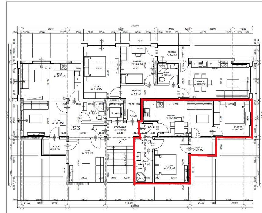 Продава се Тристаен апартамент в Хасково, Македонски - 68 кв.м за 915 €/кв.м - Снимка #3