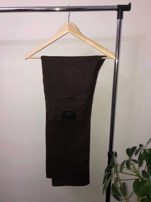 Pantaloni/ Blugi Trussardi maro pentru barbati