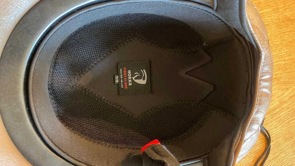 Cască echitație tocă Horka (Olanda) mărime 59 cm - produs nou, cu ethicheta si husa - mici uzuri de la depozitare