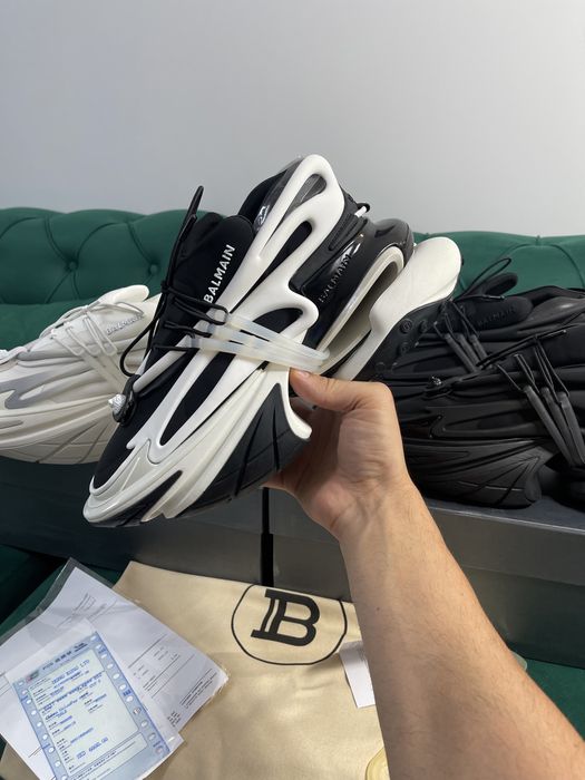 Adidasi Balmain Unicorn piele naturala Premium Full Box
