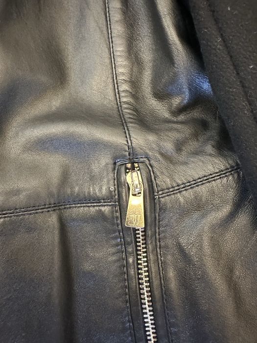 Куртка кожанная Trussardi Jeans
