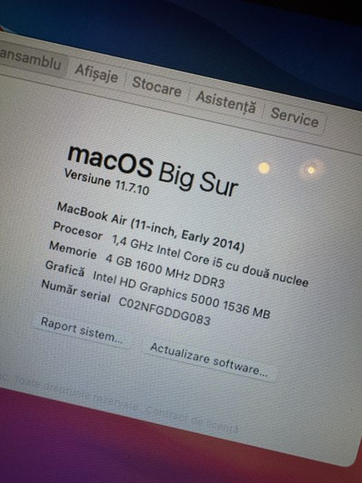 Laptopuri Macbook air de 11 si 13 inch