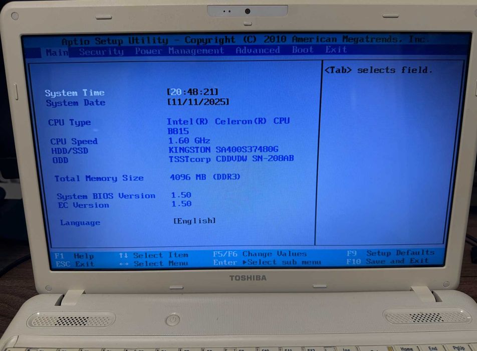 Лаптоп Toshiba Satellite C660-2QV