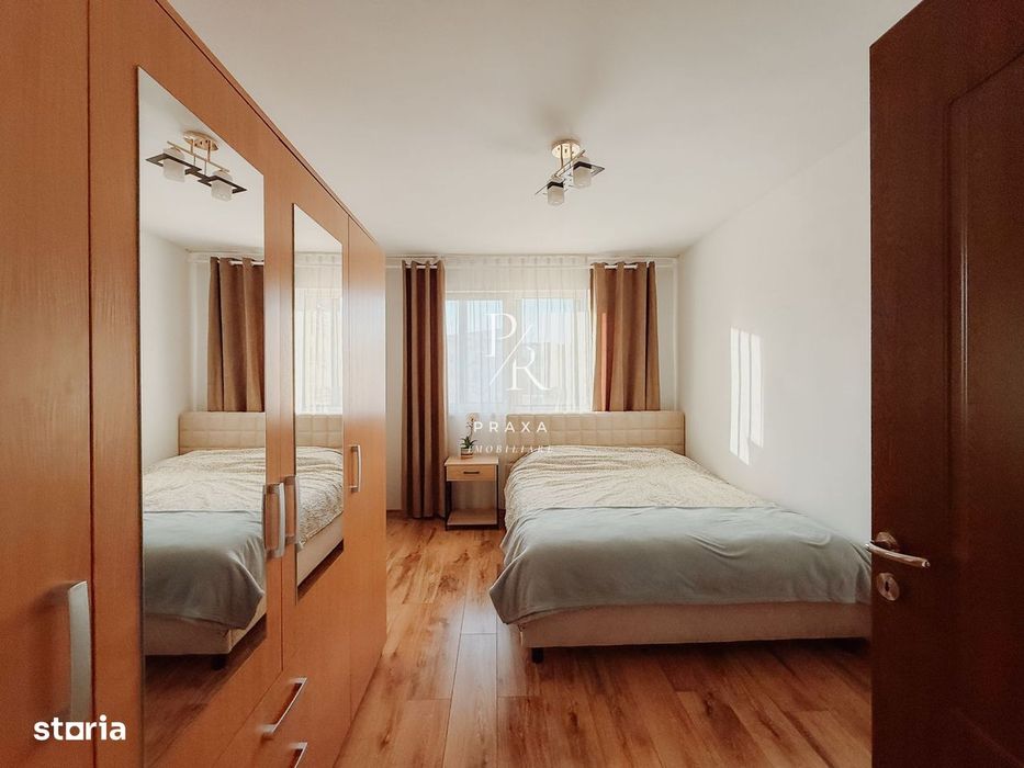 Apartament 2 camere, 58 mp, parcare, etaj 2, zona Florilor! — fotografia 3