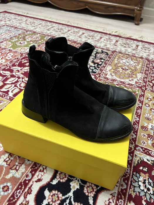 Замша сапоги сатылады