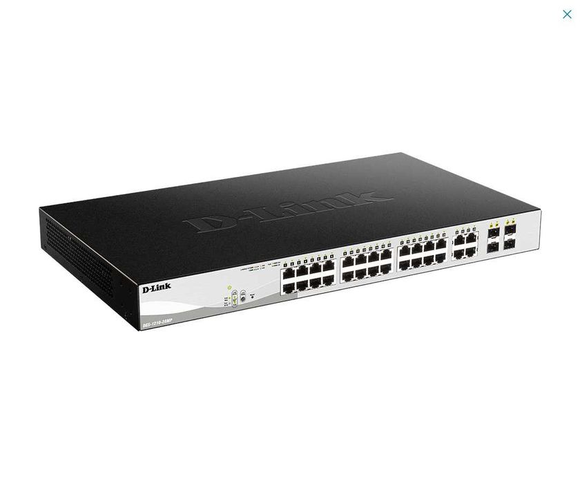 Switch D-Link DGS-1210-28MP, 28-Port Gigabit Smart Managed PoE Switch