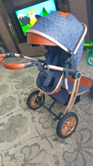 Коляска 2в1 люлька, прогулочная