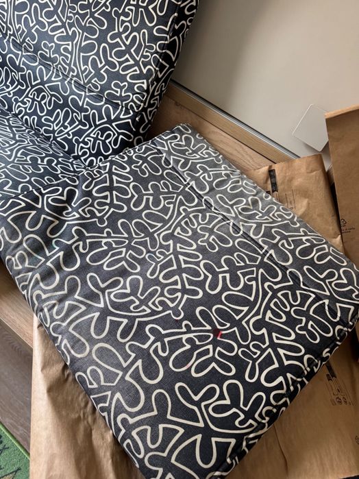 Set huse Poang scaun și taburet Ikea originale