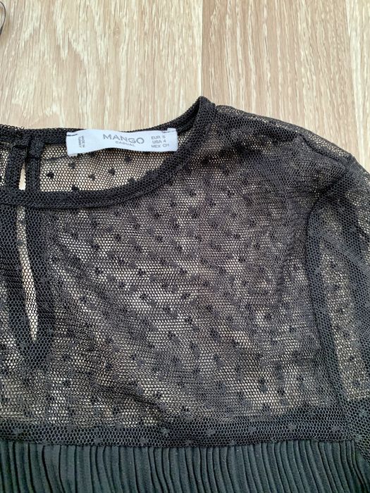 Черна блуза Mango