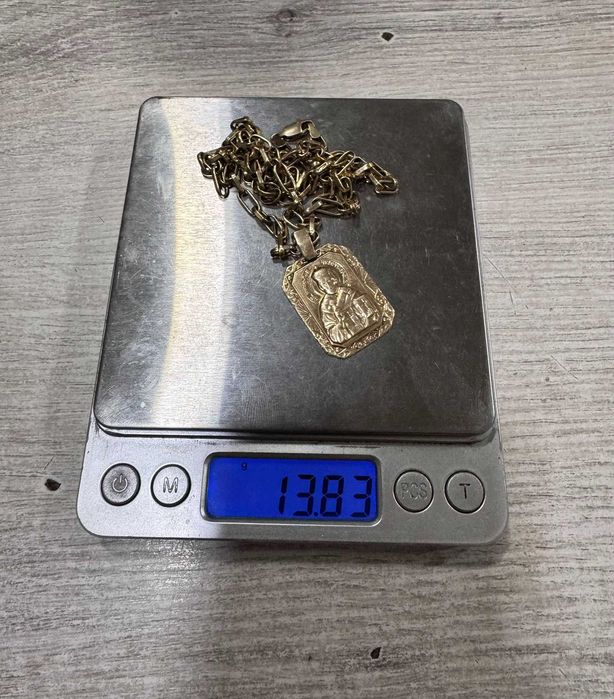 Златен синджир с висулка 14К 585-13,83 г