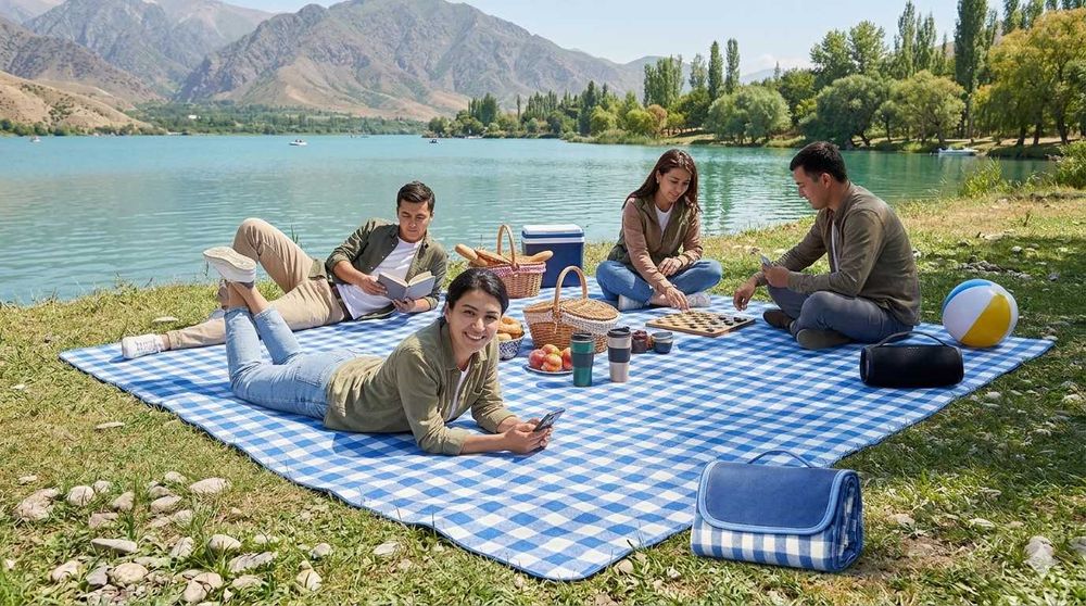 коврик для пикника, piknik gilam.