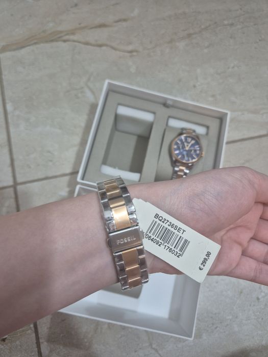 Set ceasuri Fossil EL și EA - noi cu folie de protecție și cutie