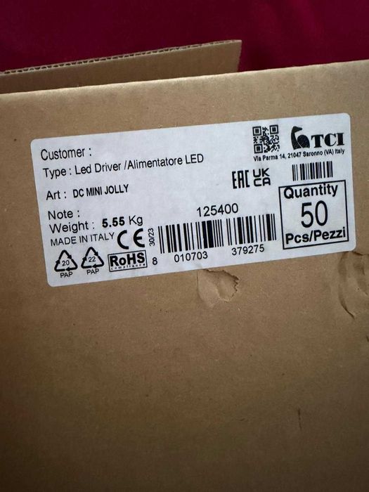 LED-Драйвер TCI DC MINI JOLLY DALI20   - 20 броя