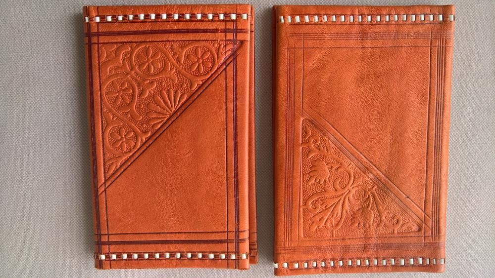 Портмоне кожен бележник