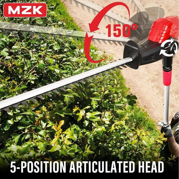 Foarfecă Telescopică Gard Viu cu Acumulator MZK 20V (2 Baterii) - NOUĂ
