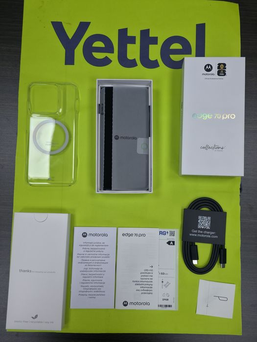 ЧИСТО НОВ 256GB Motorola EDGE 70 Pro Yettel Гаранция 2029г. Blue | Син