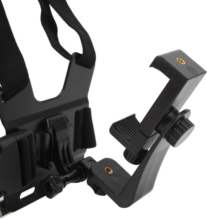 Комплект GoPro 5в1 нагръдник, стойка за телефон 360 адаптер за стойка