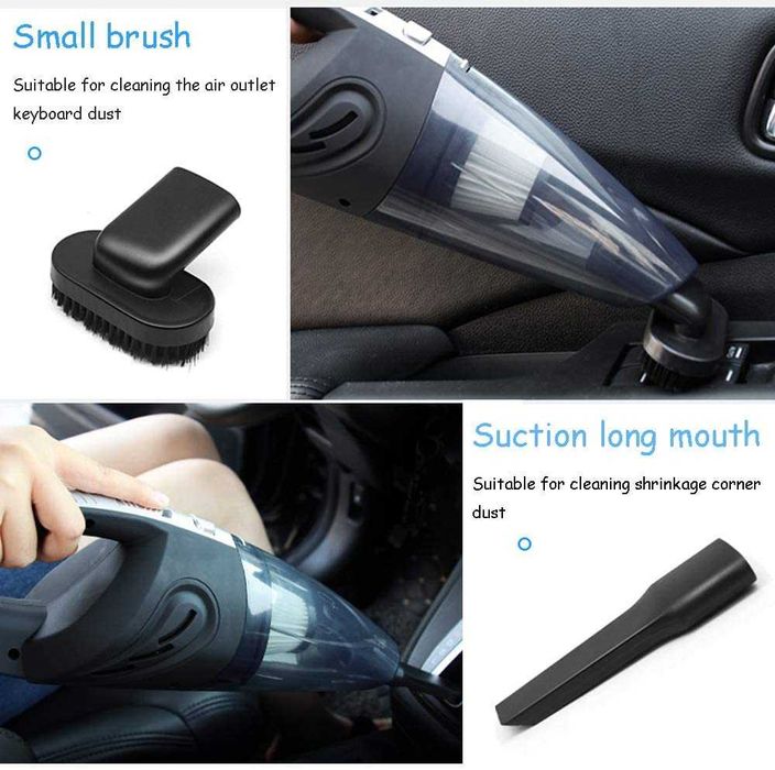 Мощна безжична Wireless прахосмукачка за кола 120W