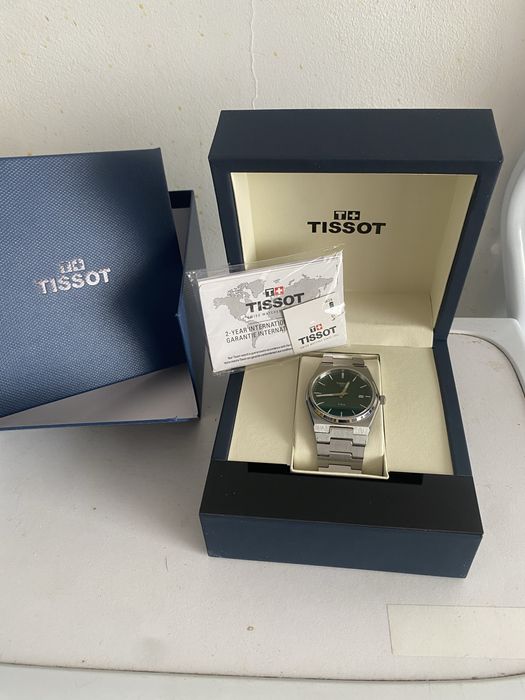 Tissot PRX Green Dial Silver