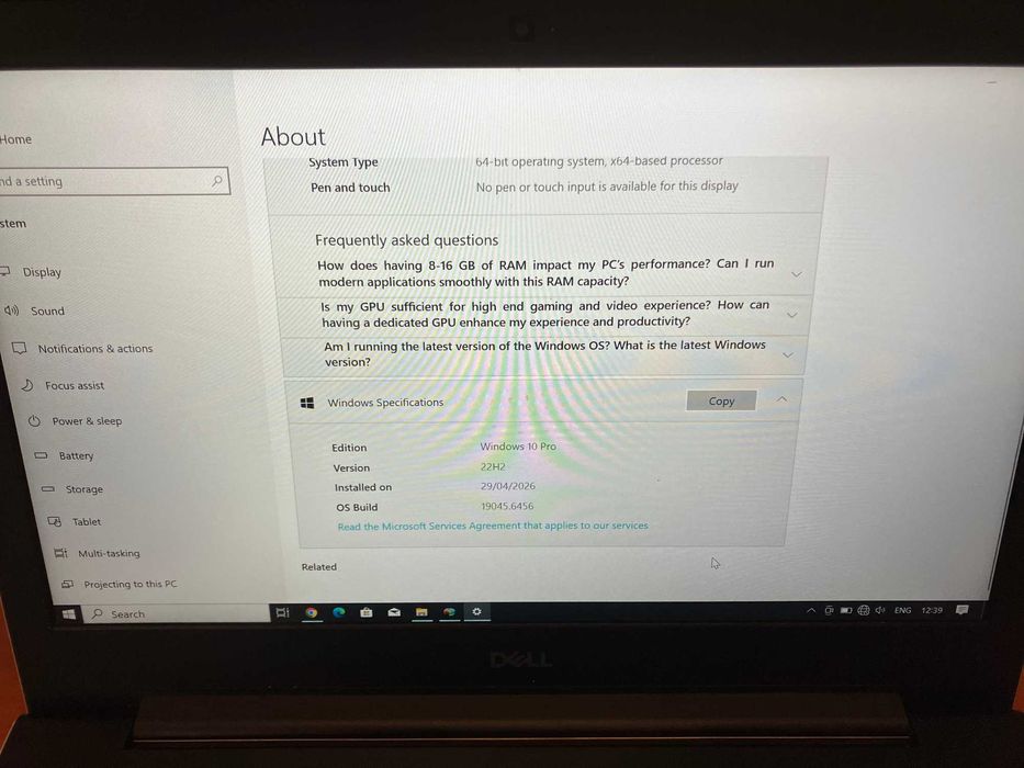 Лаптоп - DELL Vostro 5471 - Intel i5-8250U, 512GB SSD m.2