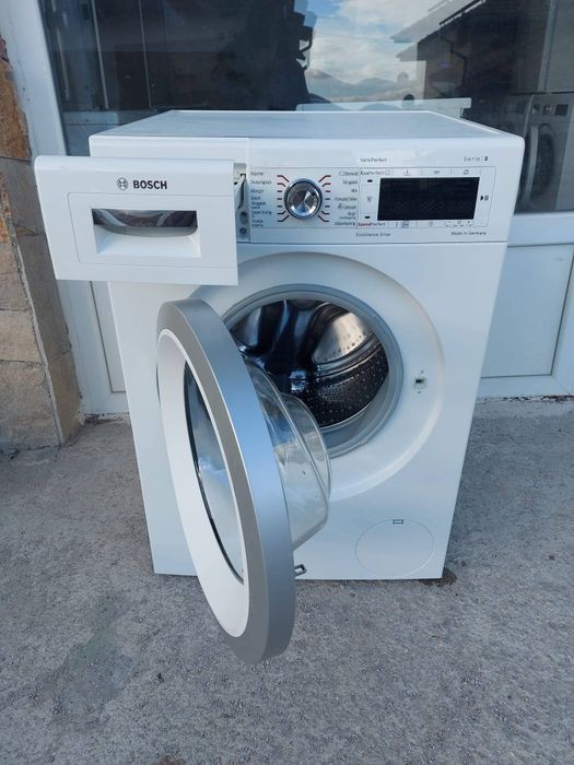 Пералня BOSCH Series 8
Цена:330евро
Капацитет на пране 8 кг.
Енергиен