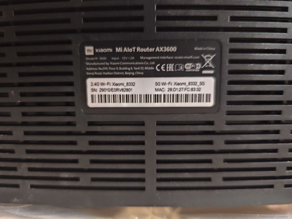 Xiaomi Mi AIoT AX3600