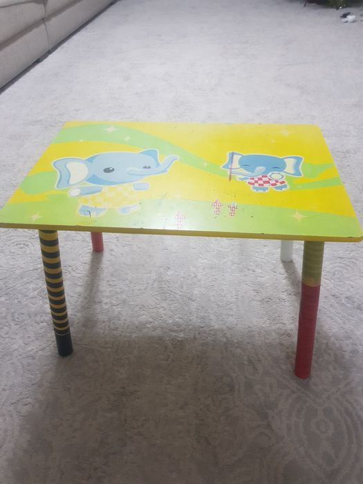 Детский столик 60х40 Бизикуб развивающий