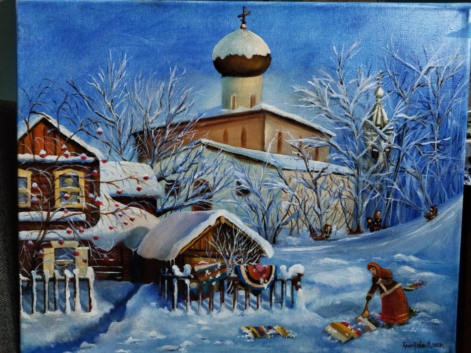 Картина маслом на холсте