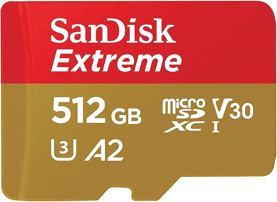 SanDisk Extreme microSD 512GB, 190MB/s 4K 5K | Доставка [Оригинал США]