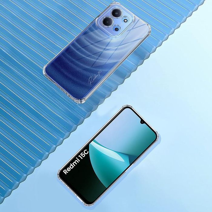 Прозрачен силиконов удароустойчив кейс за xiaomi poco c85 4g