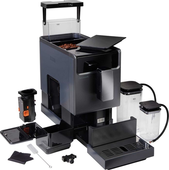 Кoмпактен кафеавтомат,кафемашина Hanseatic със система за капучино