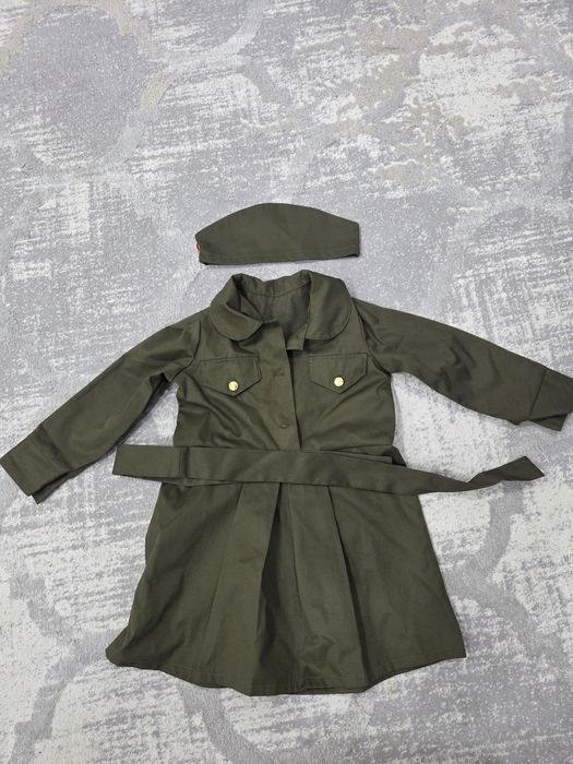 Продам детское военное платье