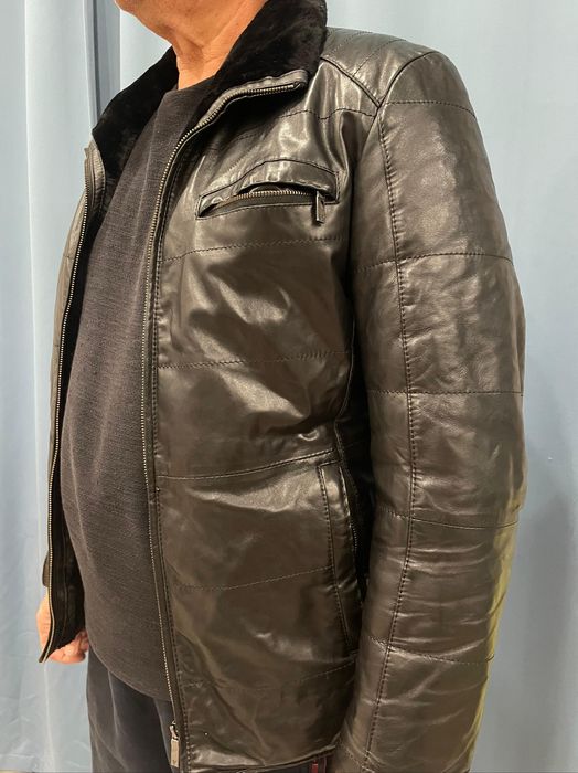 Продам мужскую дубленку, зима