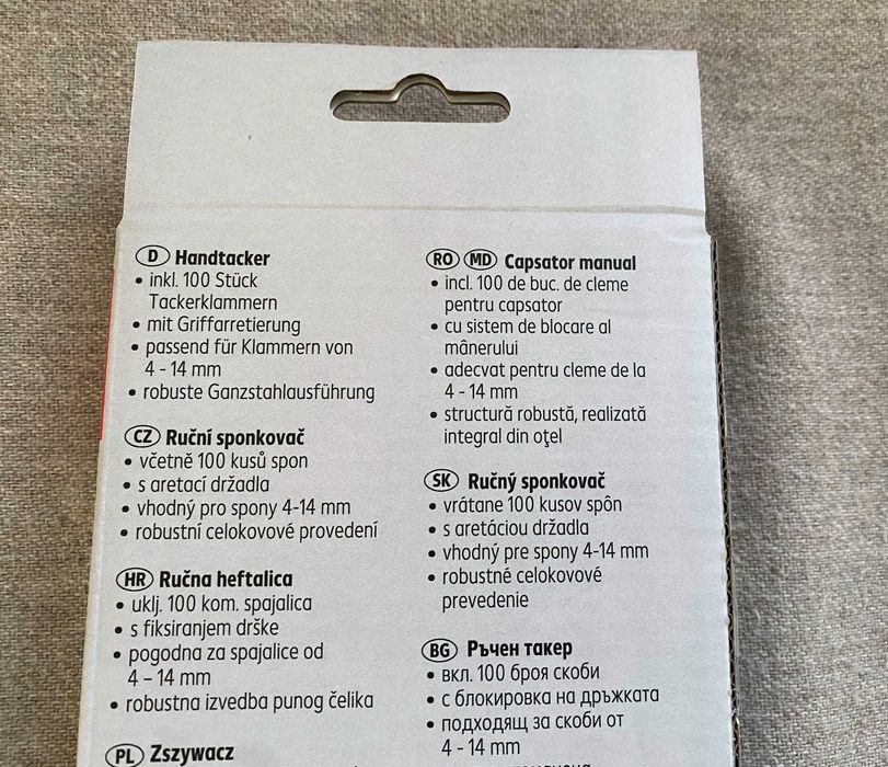 Capsator manual - capse intre 4-14 mm - nou la cutie