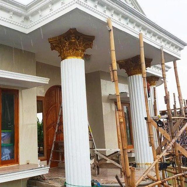 Заливка римских колонн