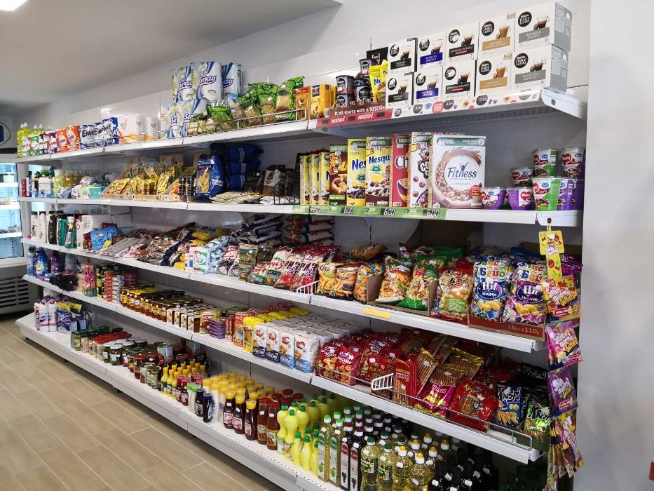 Магазинен стелаж, рафт, метални стелажи, професионално оборудване