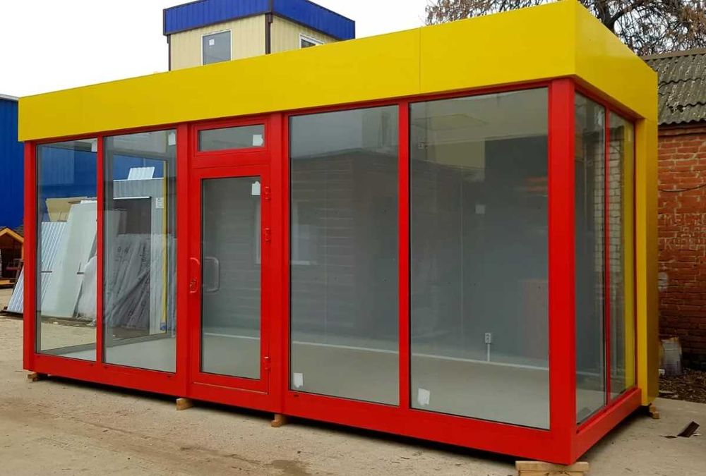 Shisha budka (Стеклянная будка). Do'kon/Fast food/Ofis va boshqa bino