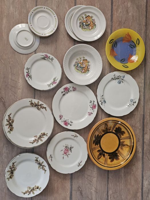 Тарелки-Лебеди стеклянные