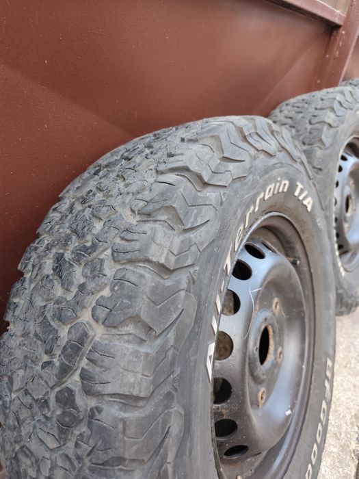 Set Roți Complete: Jante Tablă R16 Ford + Anvelope BFGoodrich All-Terrain T/A