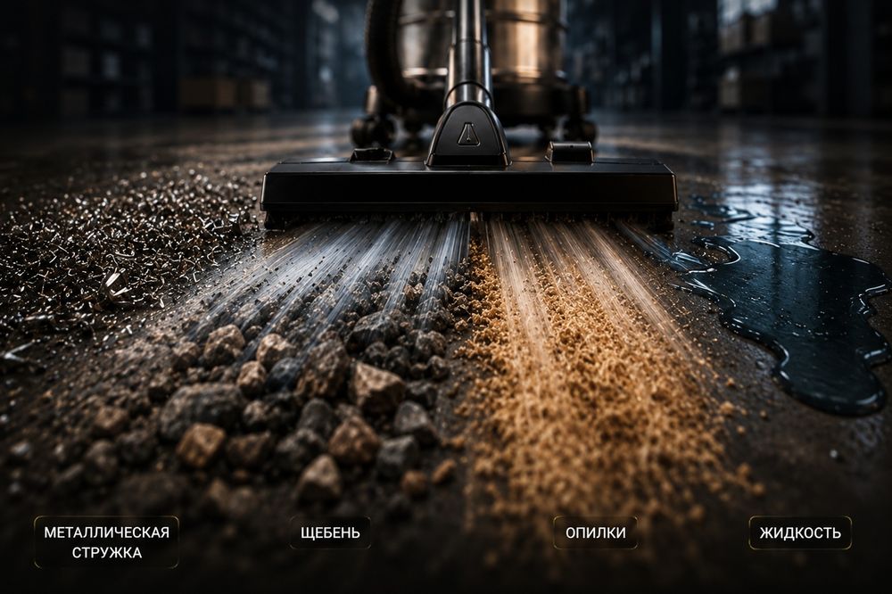 Хозяйственный пылесос Karcher WD1s Classic с баком 18л из нержавейки.
