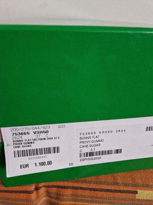 Bottega Veneta Bunnie Mule Flat