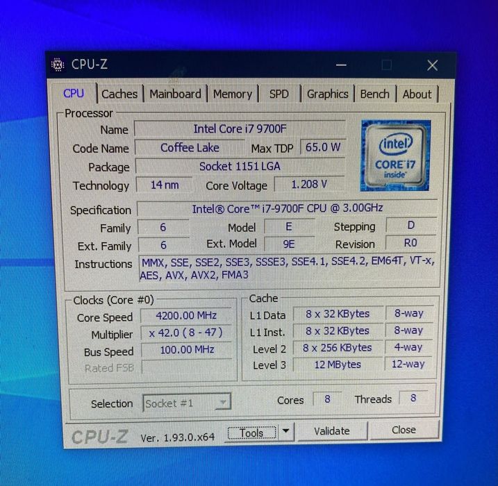 I7 9700f + gigabyte z390 m