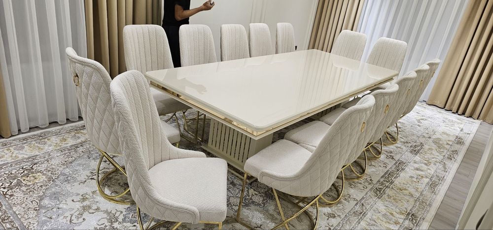 Stol stul turkiya modelimiza 20 yillik ishlab chiqaruvchidan 12x1